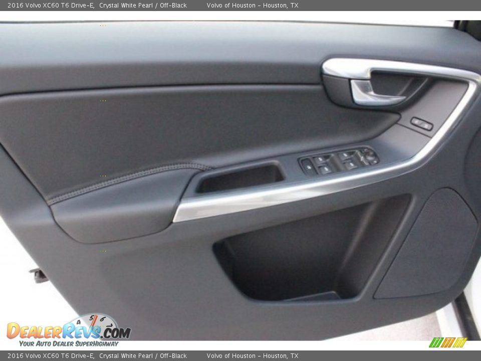 2016 Volvo XC60 T6 Drive-E Crystal White Pearl / Off-Black Photo #8