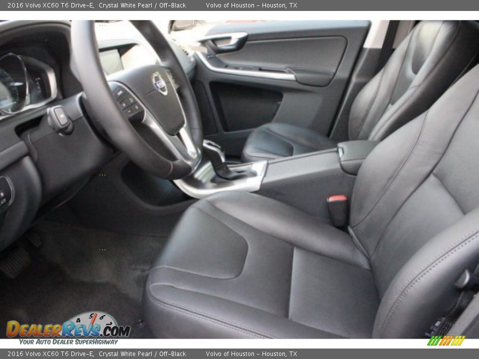 2016 Volvo XC60 T6 Drive-E Crystal White Pearl / Off-Black Photo #12