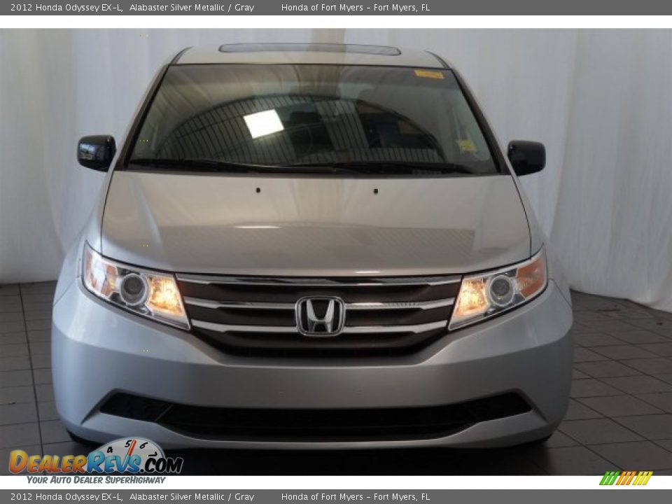 2012 Honda Odyssey EX-L Alabaster Silver Metallic / Gray Photo #3