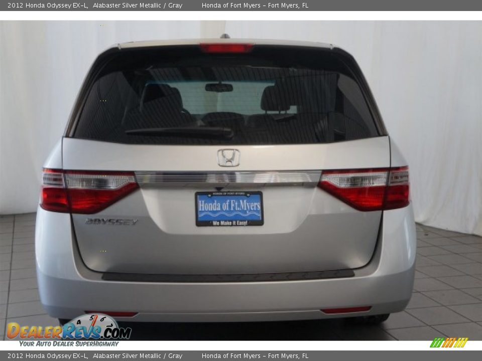 2012 Honda Odyssey EX-L Alabaster Silver Metallic / Gray Photo #7