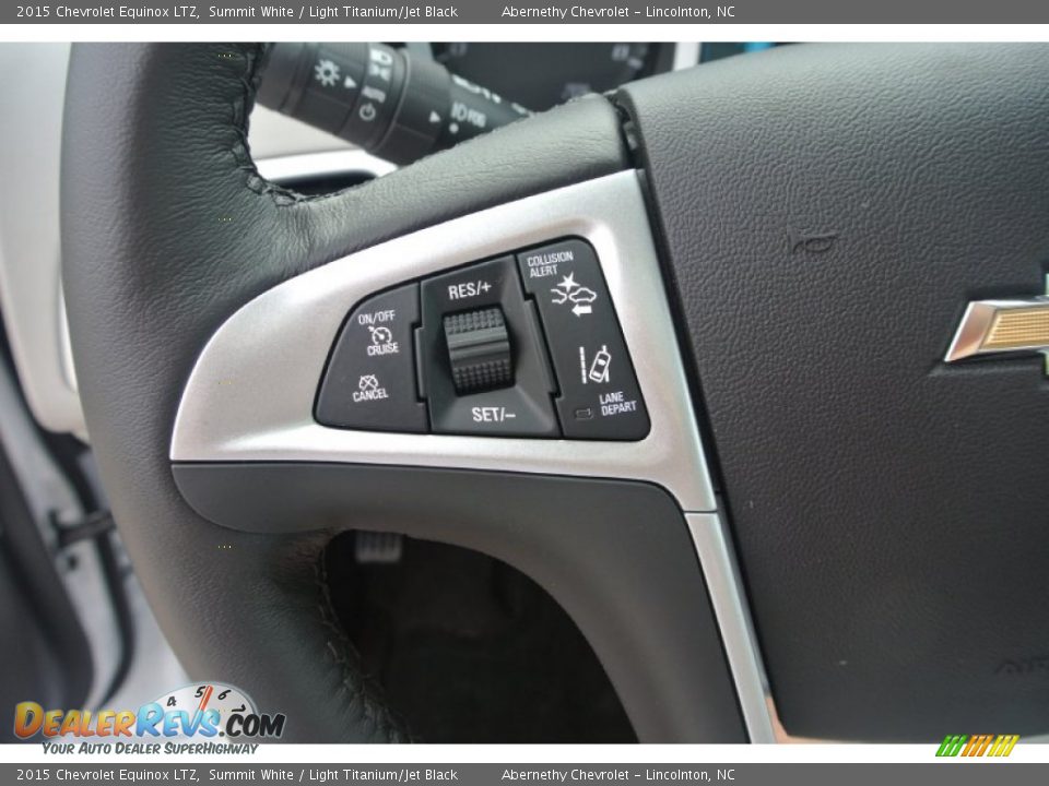 2015 Chevrolet Equinox LTZ Summit White / Light Titanium/Jet Black Photo #13