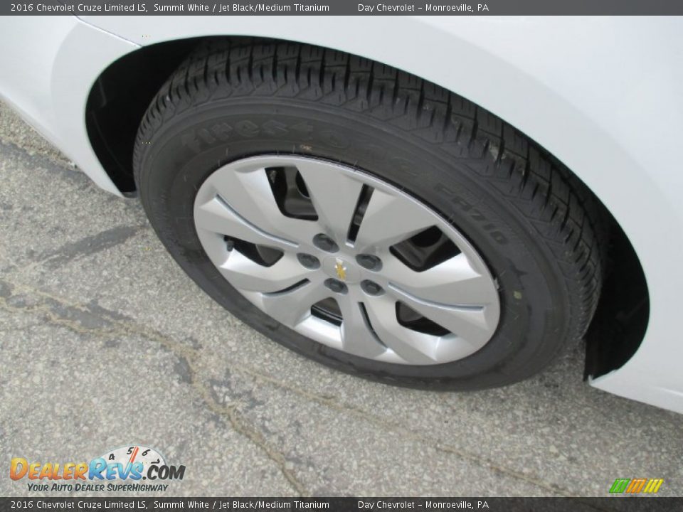 2016 Chevrolet Cruze Limited LS Summit White / Jet Black/Medium Titanium Photo #4