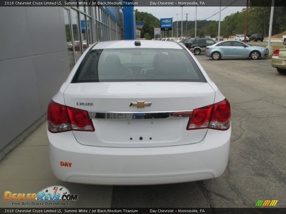 2016 Chevrolet Cruze Limited LS Summit White / Jet Black/Medium Titanium Photo #6
