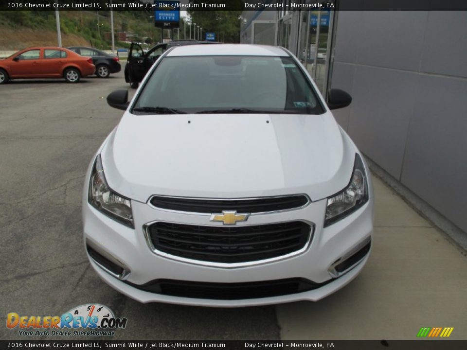 2016 Chevrolet Cruze Limited LS Summit White / Jet Black/Medium Titanium Photo #9