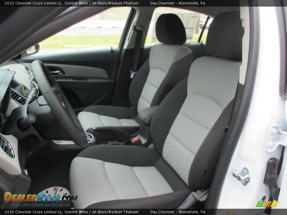 2016 Chevrolet Cruze Limited LS Summit White / Jet Black/Medium Titanium Photo #12