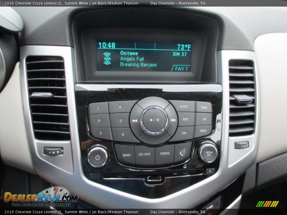 2016 Chevrolet Cruze Limited LS Summit White / Jet Black/Medium Titanium Photo #16