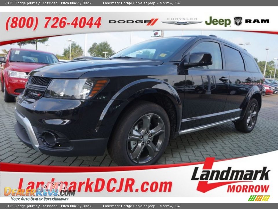 2015 Dodge Journey Crossroad Pitch Black / Black Photo #1