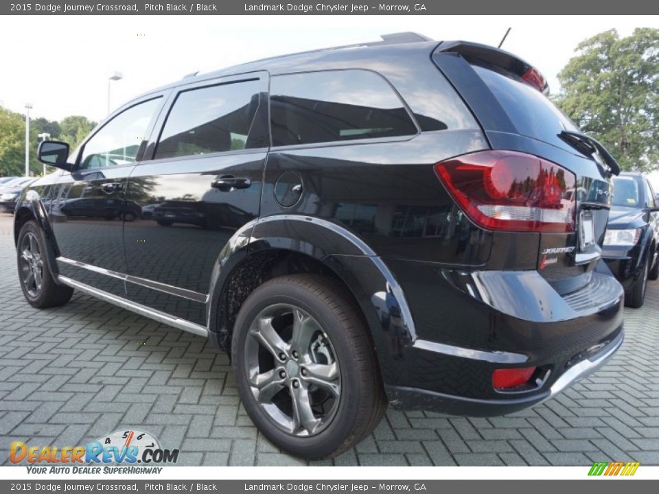 2015 Dodge Journey Crossroad Pitch Black / Black Photo #2