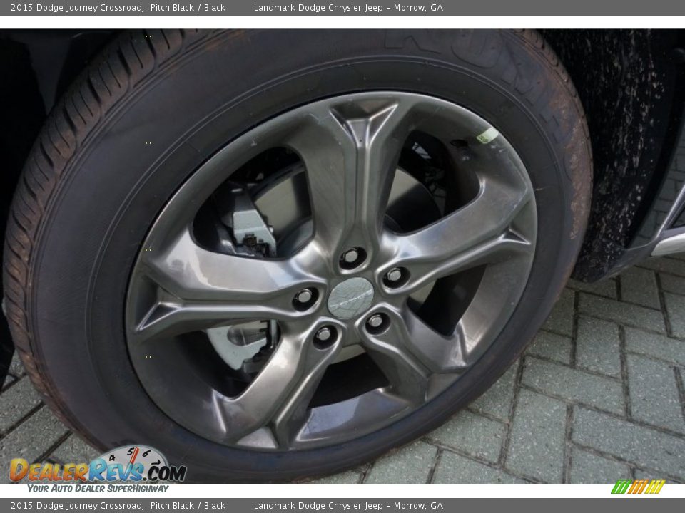2015 Dodge Journey Crossroad Pitch Black / Black Photo #5