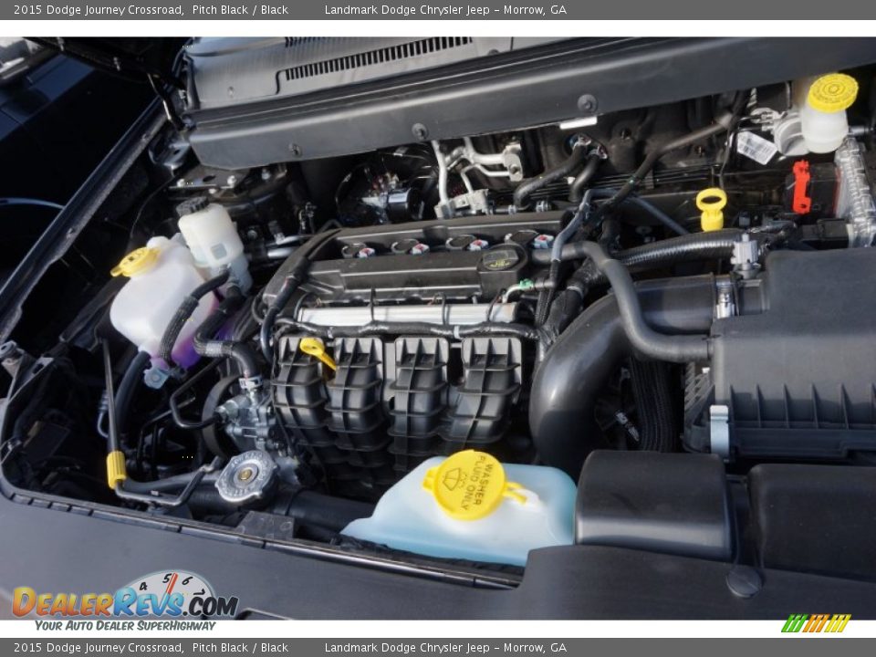 2015 Dodge Journey Crossroad Pitch Black / Black Photo #8