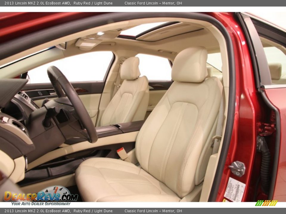 2013 Lincoln MKZ 2.0L EcoBoost AWD Ruby Red / Light Dune Photo #5