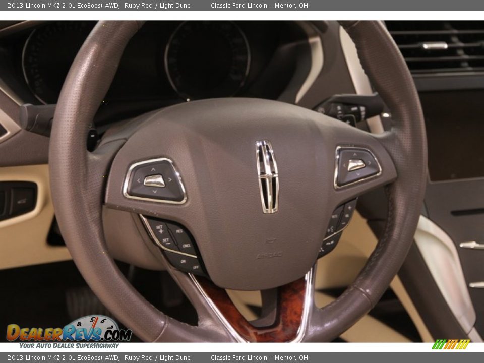 2013 Lincoln MKZ 2.0L EcoBoost AWD Ruby Red / Light Dune Photo #6