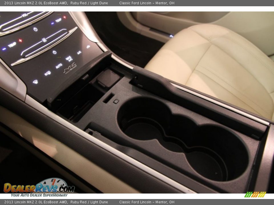 2013 Lincoln MKZ 2.0L EcoBoost AWD Ruby Red / Light Dune Photo #13