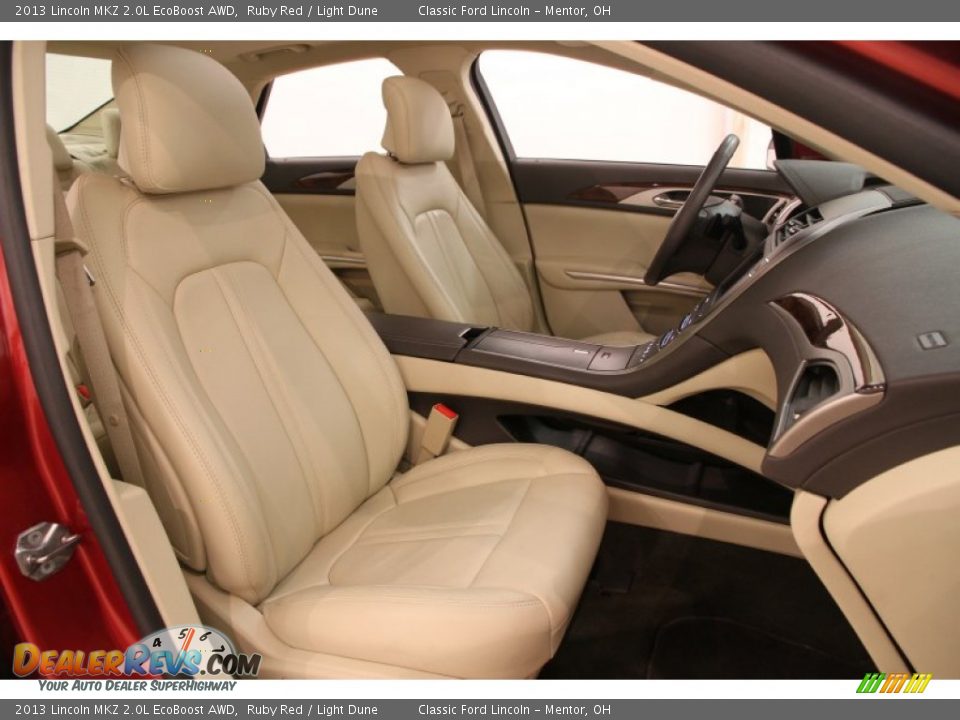 2013 Lincoln MKZ 2.0L EcoBoost AWD Ruby Red / Light Dune Photo #14