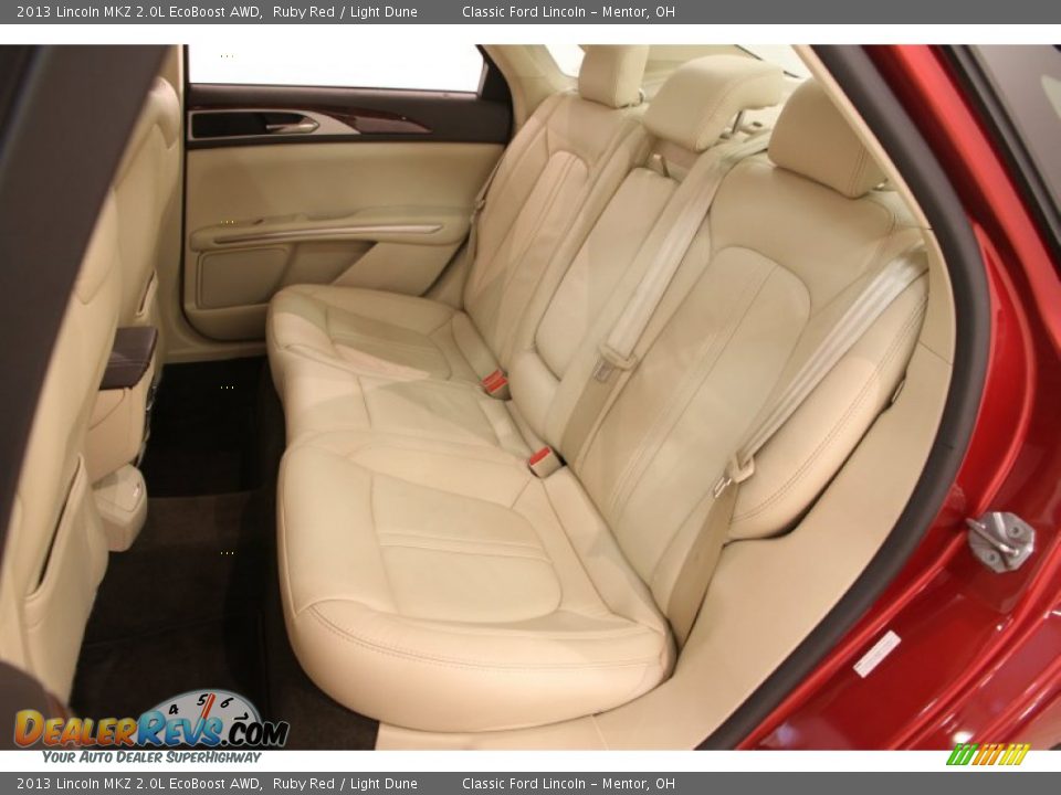 2013 Lincoln MKZ 2.0L EcoBoost AWD Ruby Red / Light Dune Photo #15