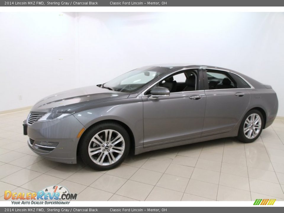 2014 Lincoln MKZ FWD Sterling Gray / Charcoal Black Photo #3