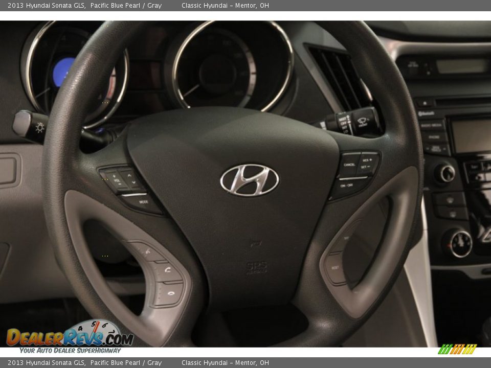 2013 Hyundai Sonata GLS Pacific Blue Pearl / Gray Photo #6