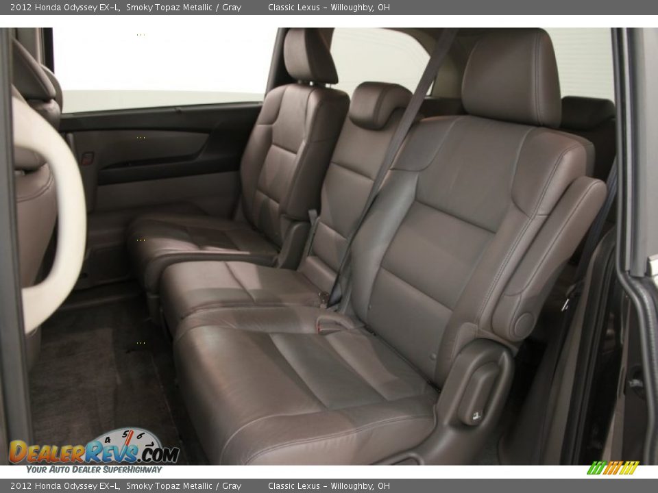 2012 Honda Odyssey EX-L Smoky Topaz Metallic / Gray Photo #14