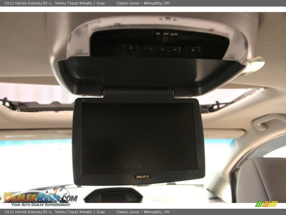 2012 Honda Odyssey EX-L Smoky Topaz Metallic / Gray Photo #16