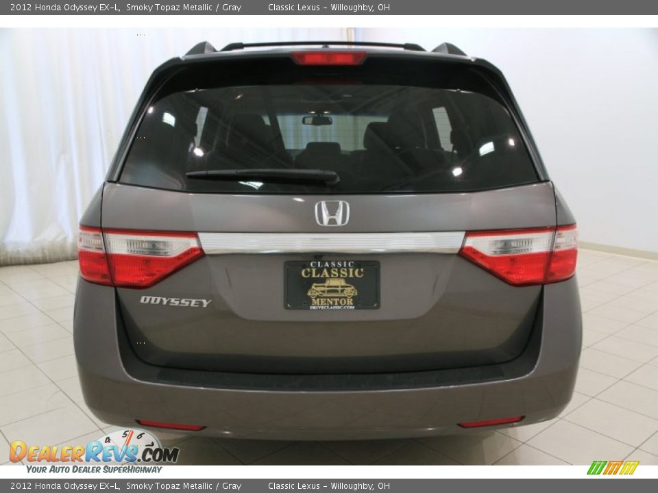 2012 Honda Odyssey EX-L Smoky Topaz Metallic / Gray Photo #17
