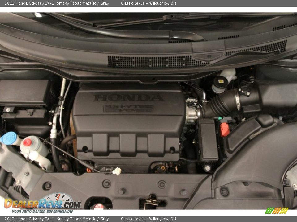 2012 Honda Odyssey EX-L Smoky Topaz Metallic / Gray Photo #18
