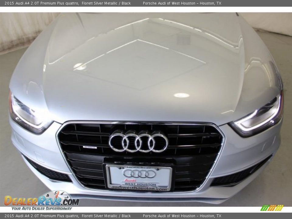 2015 Audi A4 2.0T Premium Plus quattro Florett Silver Metallic / Black Photo #2