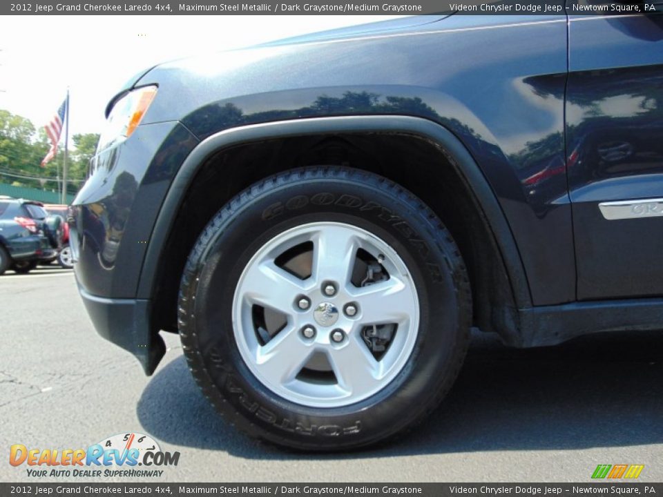 2012 Jeep Grand Cherokee Laredo 4x4 Maximum Steel Metallic / Dark Graystone/Medium Graystone Photo #11