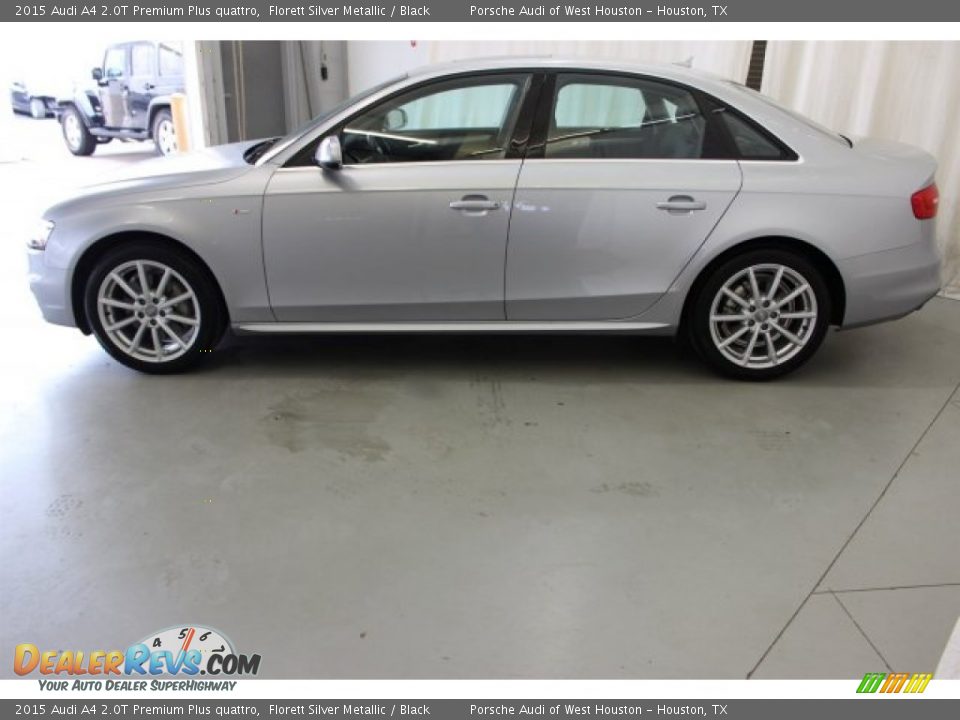 2015 Audi A4 2.0T Premium Plus quattro Florett Silver Metallic / Black Photo #6