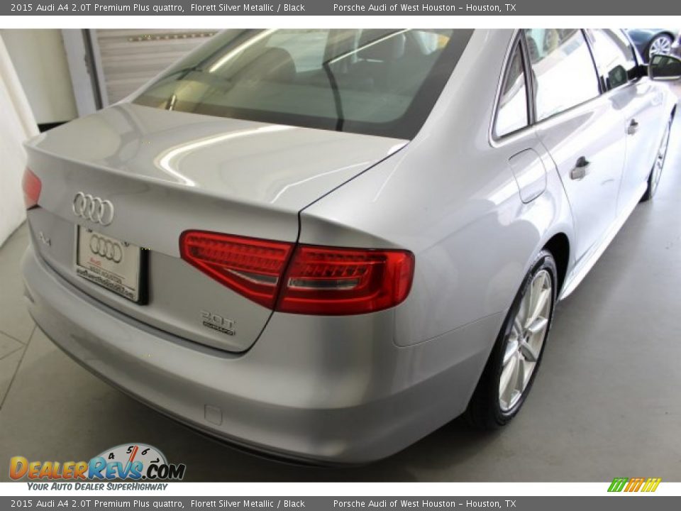 2015 Audi A4 2.0T Premium Plus quattro Florett Silver Metallic / Black Photo #9