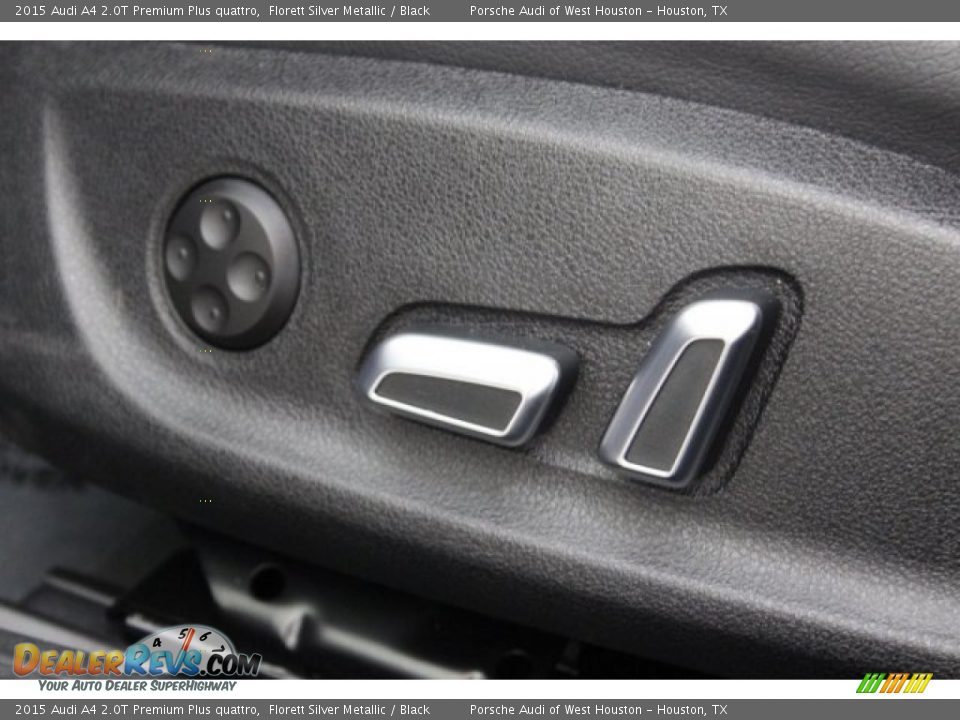 2015 Audi A4 2.0T Premium Plus quattro Florett Silver Metallic / Black Photo #16