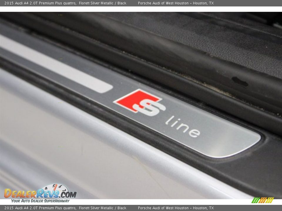 2015 Audi A4 2.0T Premium Plus quattro Florett Silver Metallic / Black Photo #17