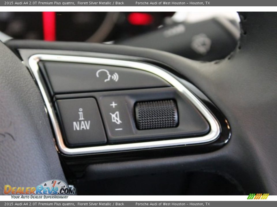 2015 Audi A4 2.0T Premium Plus quattro Florett Silver Metallic / Black Photo #29