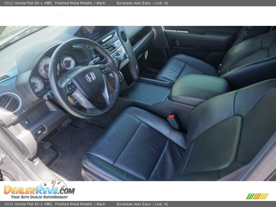 2012 Honda Pilot EX-L 4WD Polished Metal Metallic / Black Photo #5