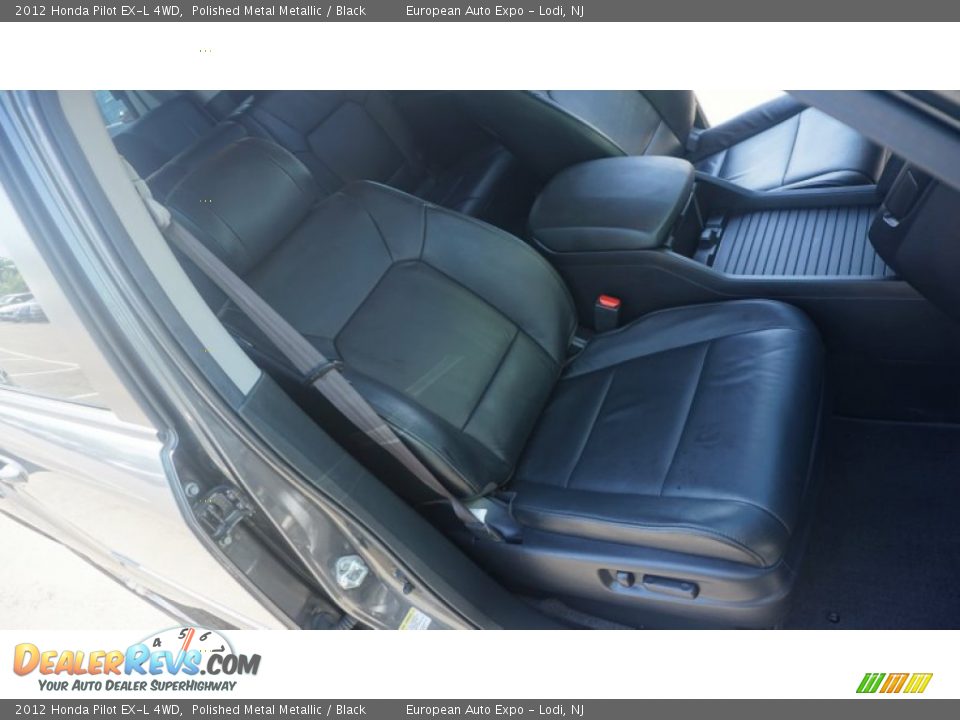 2012 Honda Pilot EX-L 4WD Polished Metal Metallic / Black Photo #8