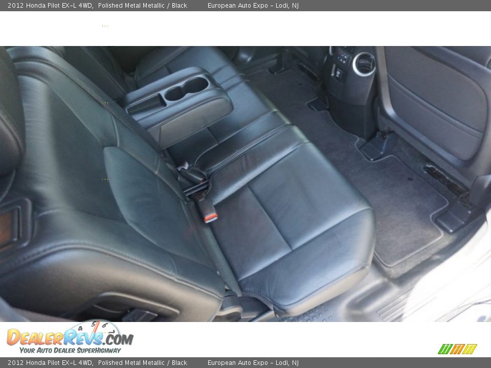 2012 Honda Pilot EX-L 4WD Polished Metal Metallic / Black Photo #9