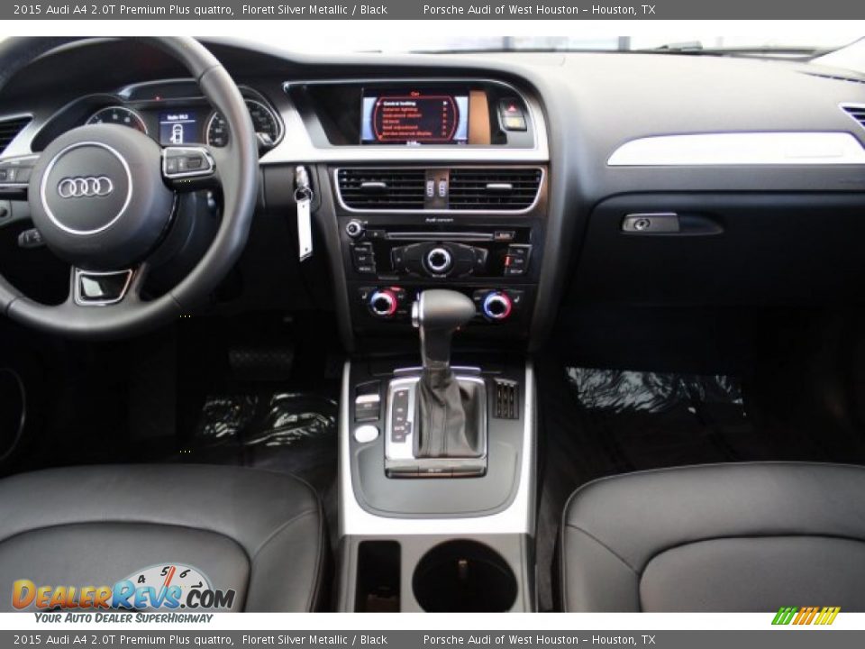 2015 Audi A4 2.0T Premium Plus quattro Florett Silver Metallic / Black Photo #35