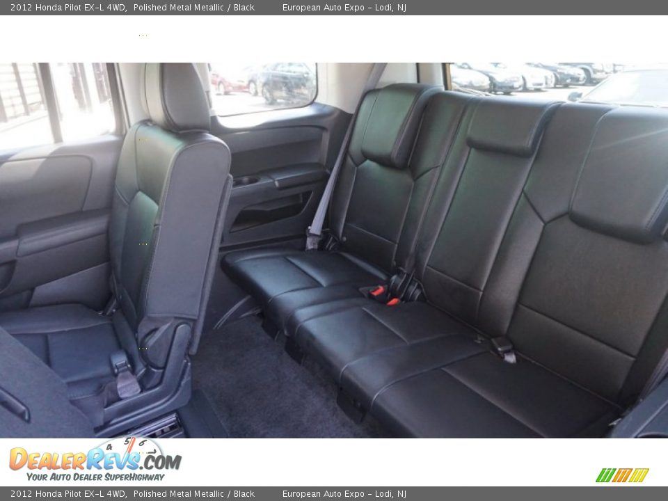 2012 Honda Pilot EX-L 4WD Polished Metal Metallic / Black Photo #14