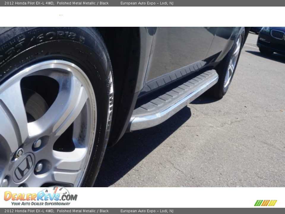 2012 Honda Pilot EX-L 4WD Polished Metal Metallic / Black Photo #19