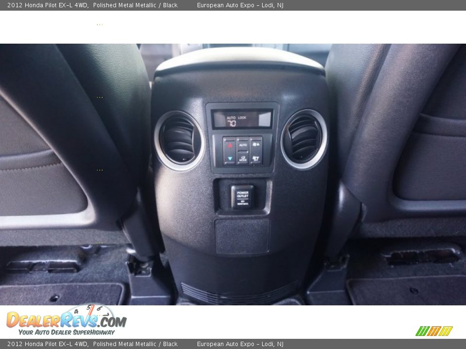 2012 Honda Pilot EX-L 4WD Polished Metal Metallic / Black Photo #25