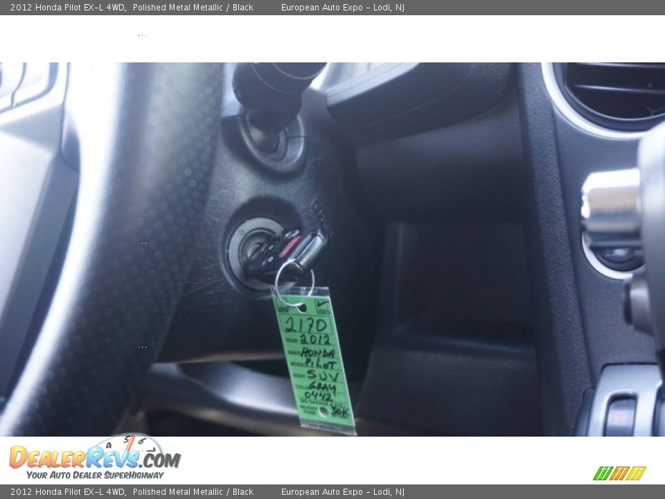 2012 Honda Pilot EX-L 4WD Polished Metal Metallic / Black Photo #36