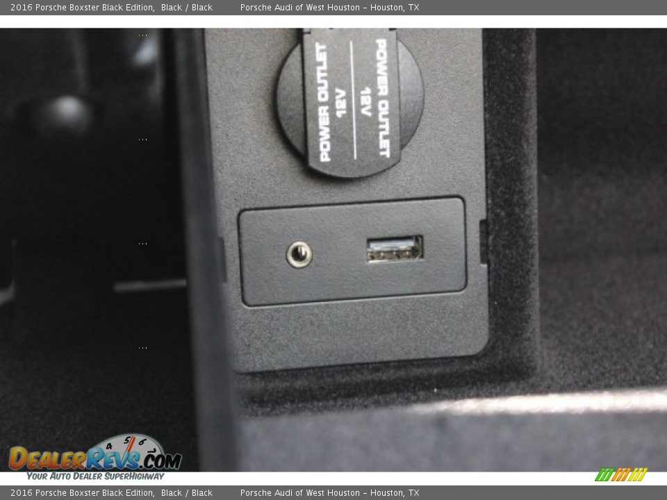 Controls of 2016 Porsche Boxster Black Edition Photo #31