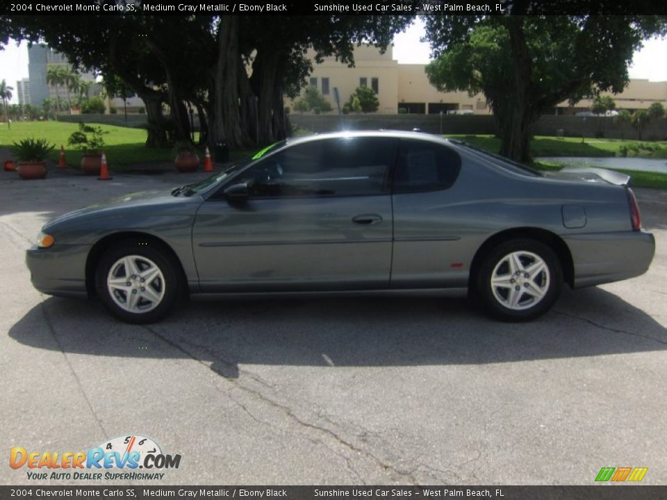 2004 Chevrolet Monte Carlo SS Medium Gray Metallic / Ebony Black Photo #2