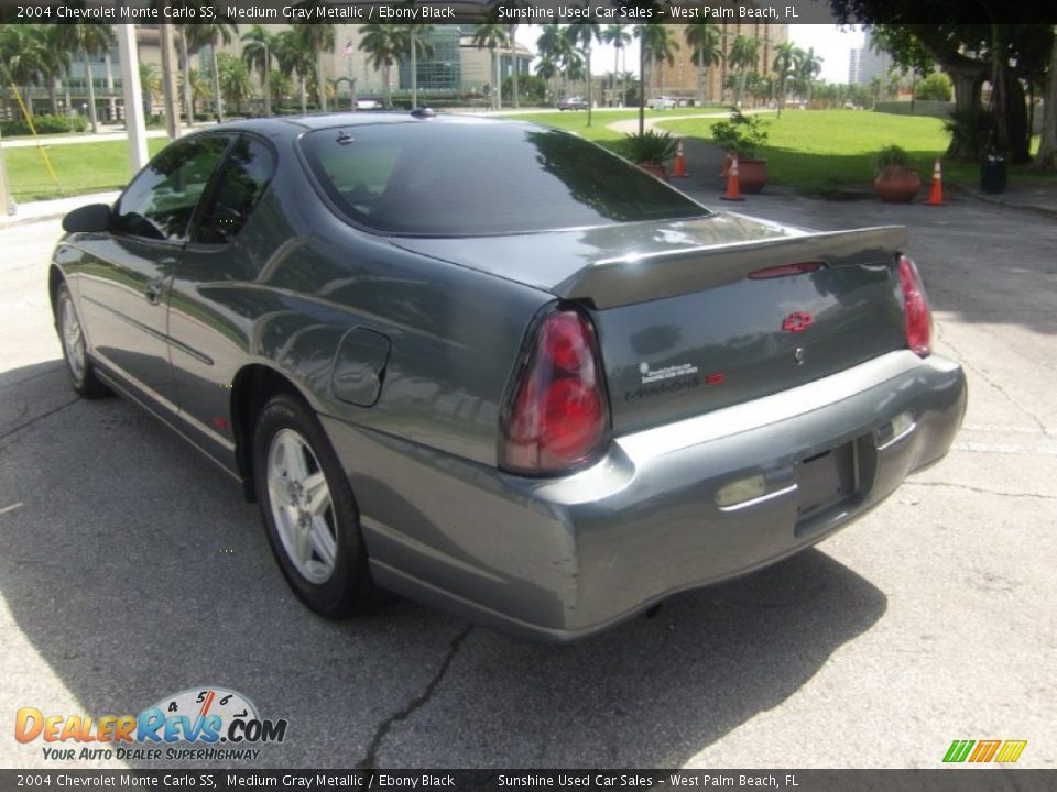 2004 Chevrolet Monte Carlo SS Medium Gray Metallic / Ebony Black Photo #3