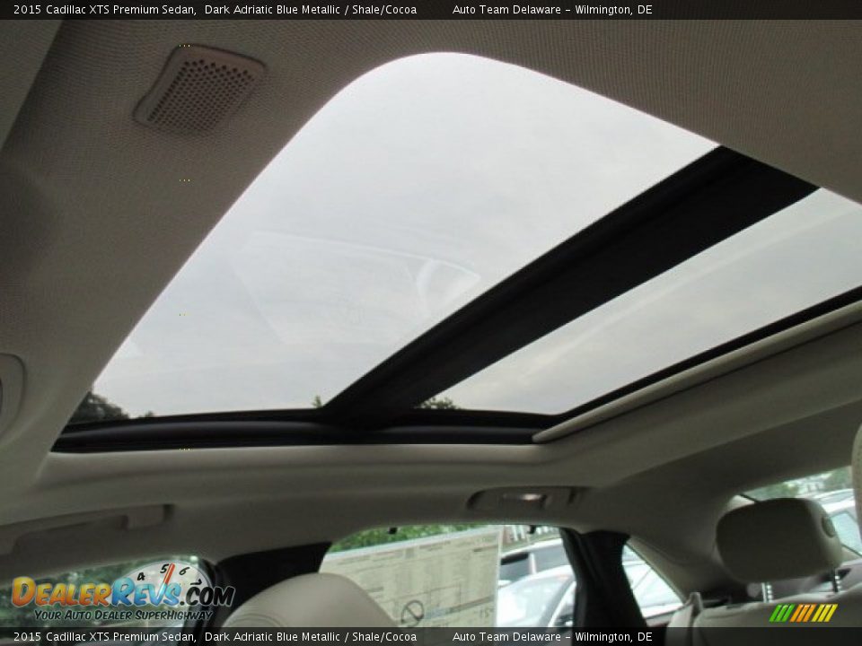 2015 Cadillac XTS Premium Sedan Dark Adriatic Blue Metallic / Shale/Cocoa Photo #8