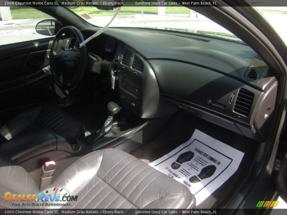 2004 Chevrolet Monte Carlo SS Medium Gray Metallic / Ebony Black Photo #11
