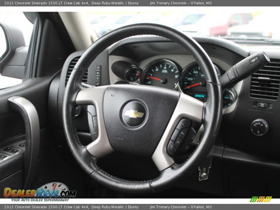 2013 Chevrolet Silverado 1500 LT Crew Cab 4x4 Deep Ruby Metallic / Ebony Photo #11