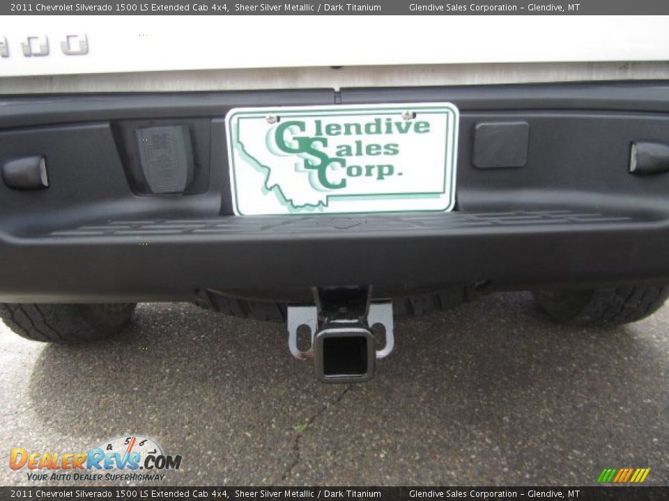 2011 Chevrolet Silverado 1500 LS Extended Cab 4x4 Sheer Silver Metallic / Dark Titanium Photo #13