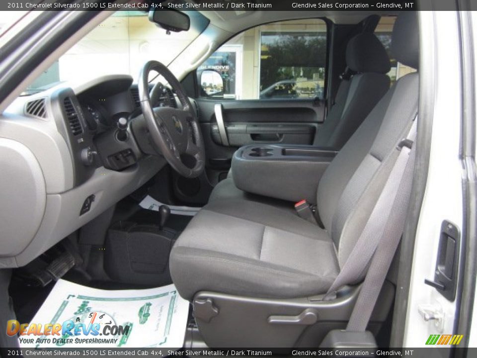2011 Chevrolet Silverado 1500 LS Extended Cab 4x4 Sheer Silver Metallic / Dark Titanium Photo #15