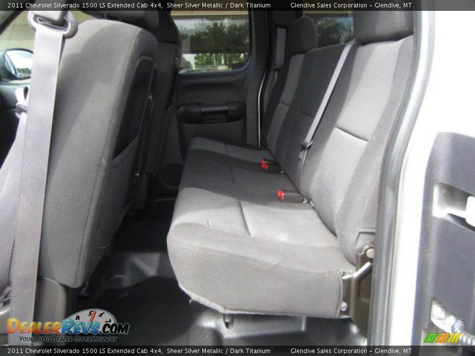 2011 Chevrolet Silverado 1500 LS Extended Cab 4x4 Sheer Silver Metallic / Dark Titanium Photo #16