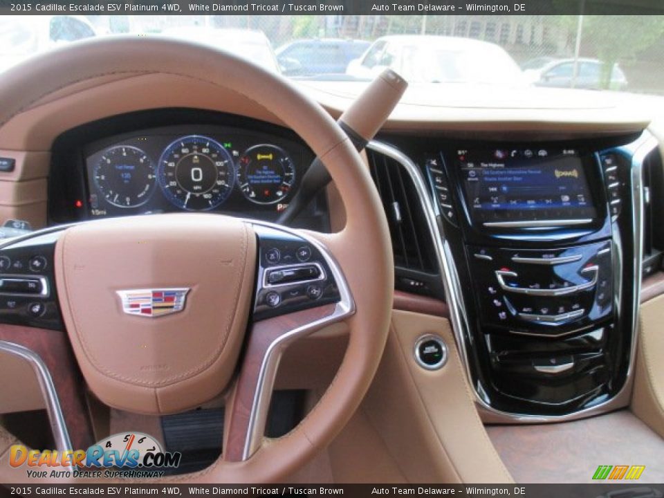 Dashboard of 2015 Cadillac Escalade ESV Platinum 4WD Photo #6